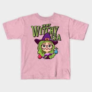 In My Witchy Era Tee Halloween Cute witch holding potions Kids T-Shirt